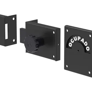 FECHADURA SOPRANO LIVRE/OCUPADO PRETO