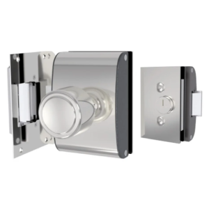 Fechadura Elétrica Inox p/ Porta de Vidro PV200R1I AGL