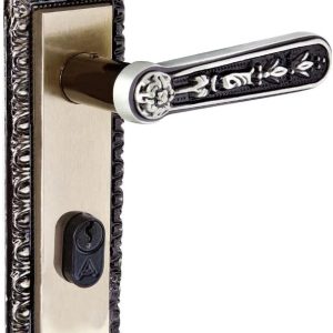 Fechadura Colonial Ext Aliança 40mm 4600/100 Latão Oxidado