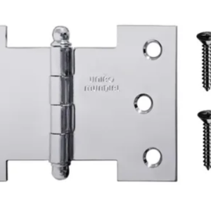 Dobradiça Palmela 4 pol Segurança Cromado União Mundial 2 un