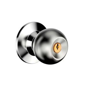 Fechadura Soprano Cilíndrica Inox Escovado Ext Bola Br90py