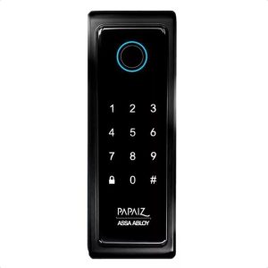 Fechadura Digital Papaiz SL140 Biométrica Preta