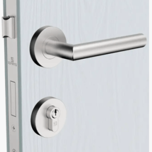 Fechadura Soprano Externa Inox Escovado Linna Padrão Europeu