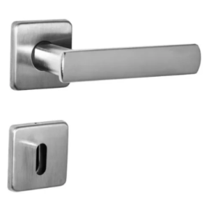 Fechadura Arouca Dama Int Roseta Quad 40mm Escovado ZCE