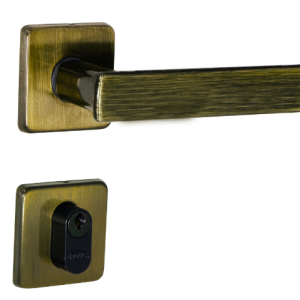 Fechadura Arouca Dama Ext Roseta Quad 40mm ZBT