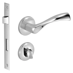 Fechadura Imab Qattro Banheiro Cromado 55mm