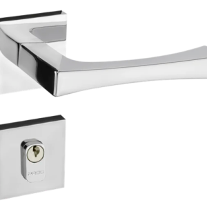 Fechadura Pado Zm Ext Vivaldi Roseta Quadrada cromada 55mm