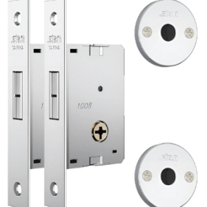 Fechadura Stam1008 Porta de Correr tetra (Par) Inox