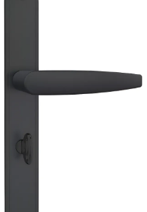 Fechadura Stam 621/33 Perfil Banheiro Wc Preto 20mm