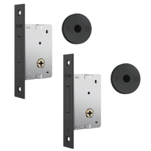 Fechadura Auxiliar 1001 Tetra Par Stam Redonda Preto