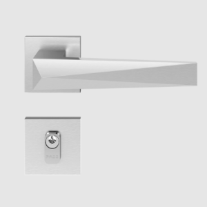 Fechadura Pado Ascot Externa RQ2 Cromado Acetinado 55mm