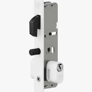 Fechadura 3F Porta Correr Bico papagaio 6115/50BR Branca