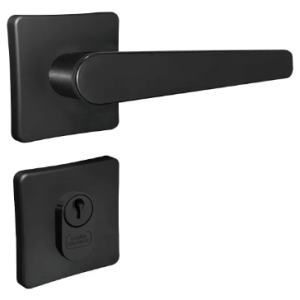 Fechadura Ágata União Mundial Externa 40mm Preta