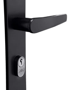 Fechadura Ágata Esp longo União Mundial Externa 40mm Preta