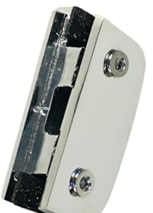 Contra Fechadura 1531 Hela zamac Porta De Vidro - Cromada