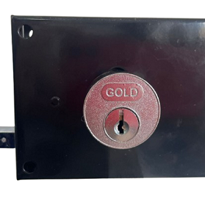 Fechadura Gold Sobrepor Externa - Preto